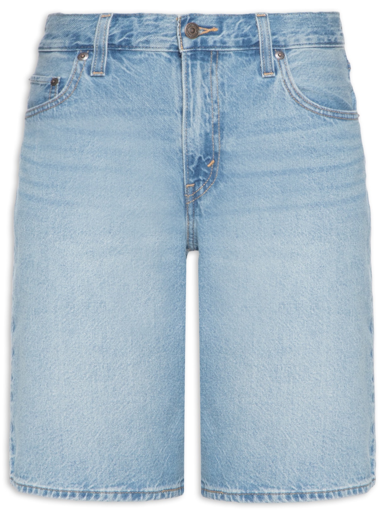 Bermuda Feminina Jeans Baggy Dad Jort - Azul