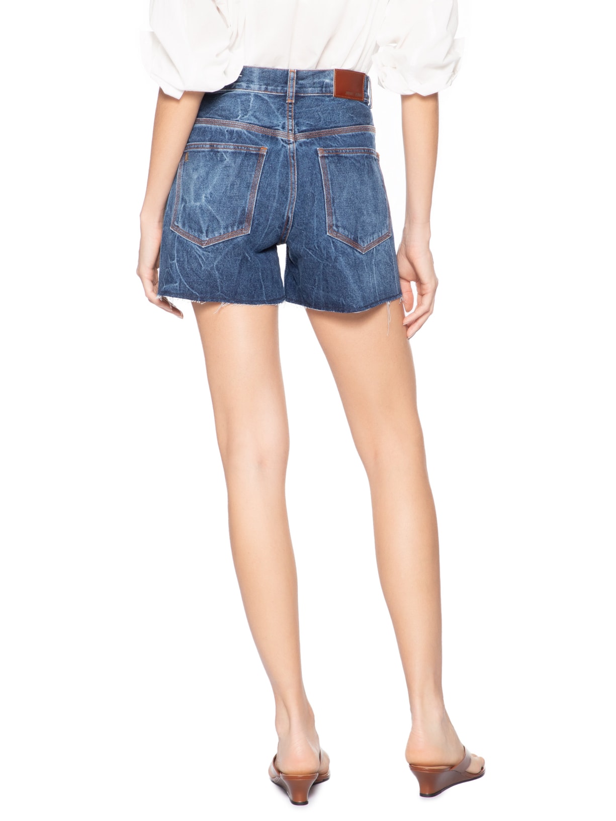 Bermuda Feminina Jeans Basic Martingale Azul Animale Jeans