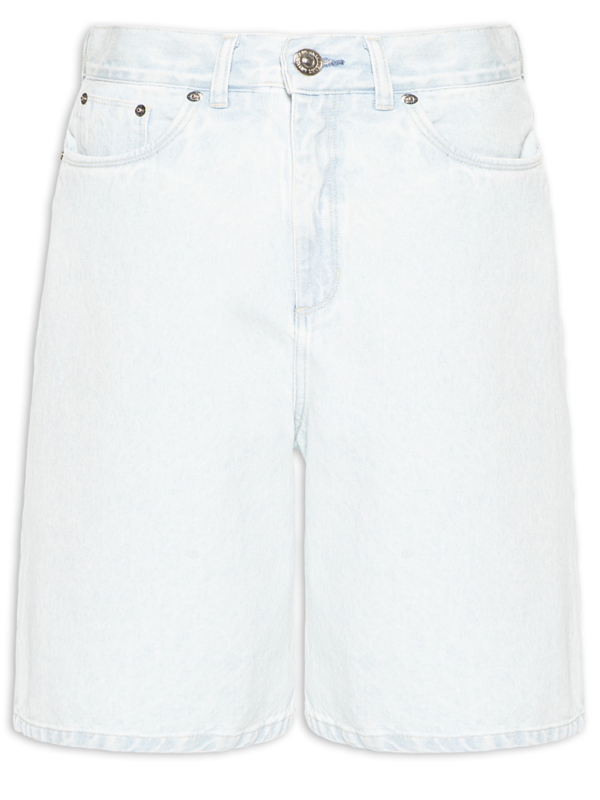 Bermuda Feminina Jeans Delave - Azul