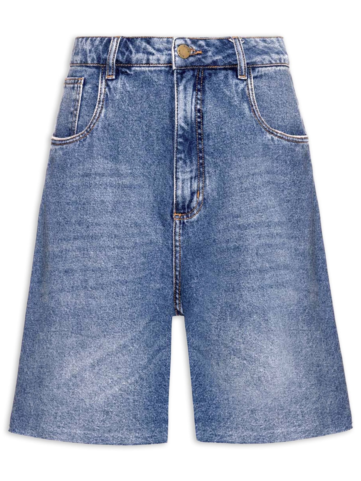 Bermuda Feminina Jeans Martina - Azul