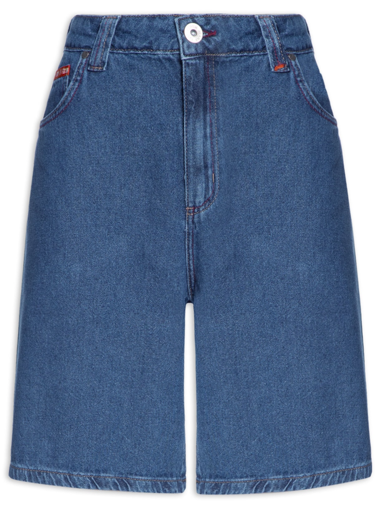 Bermuda Feminina Jeans Raquel - Azul