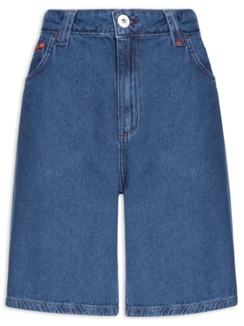 Bermuda Feminina Jeans Raquel - Azul