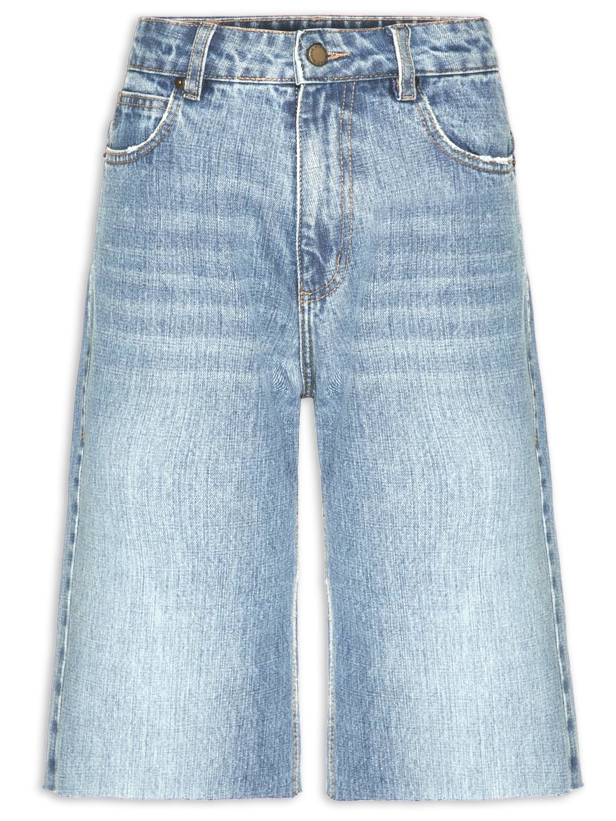 Bermuda Feminina Jeans Renata - Azul