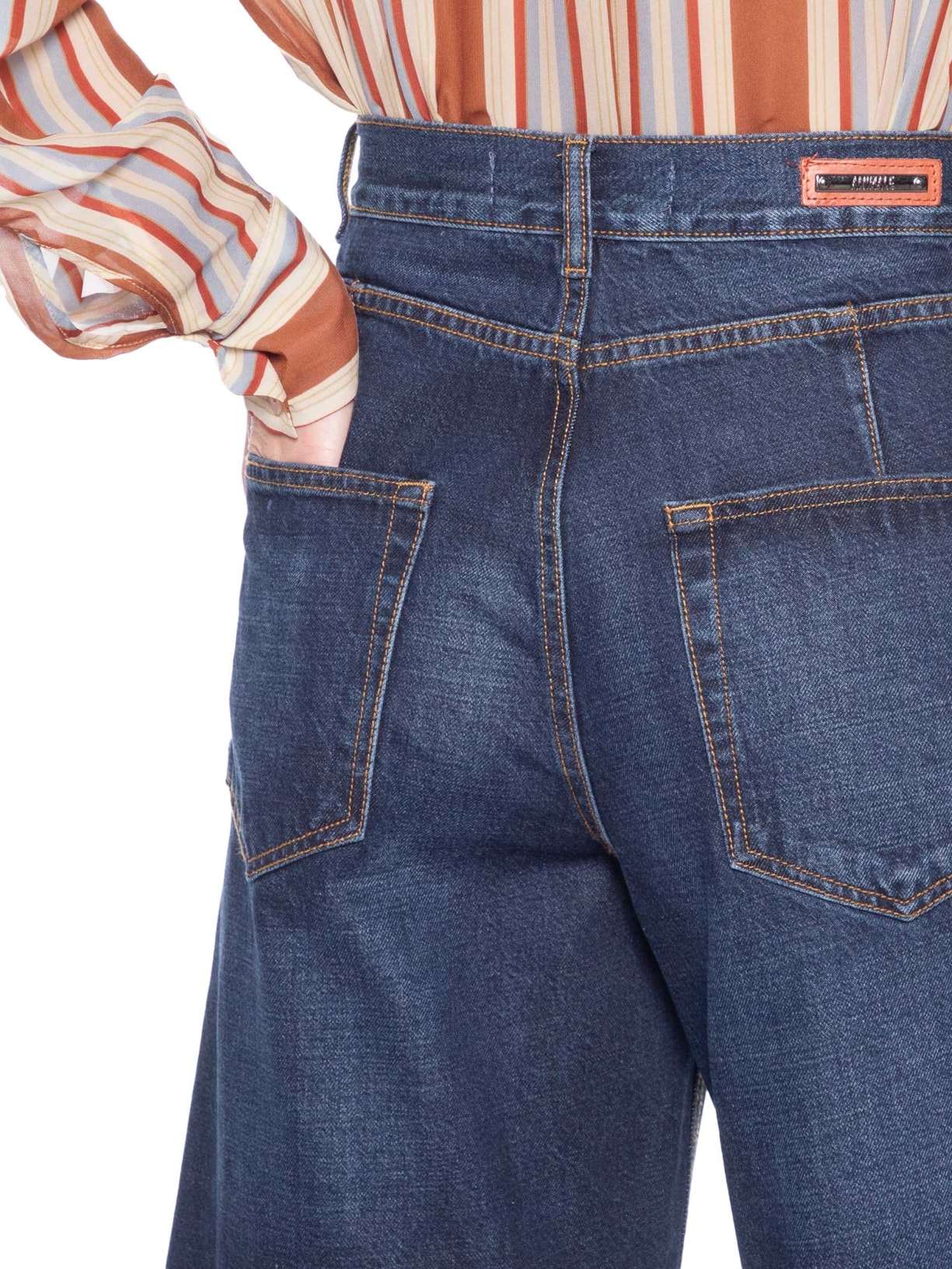 Bermuda Feminina Jeans Reta Basic Azul Animale