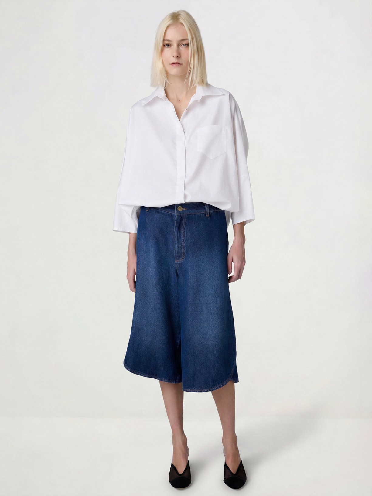 Bermuda Feminina Jeans Serenity I26 Azul Mixed