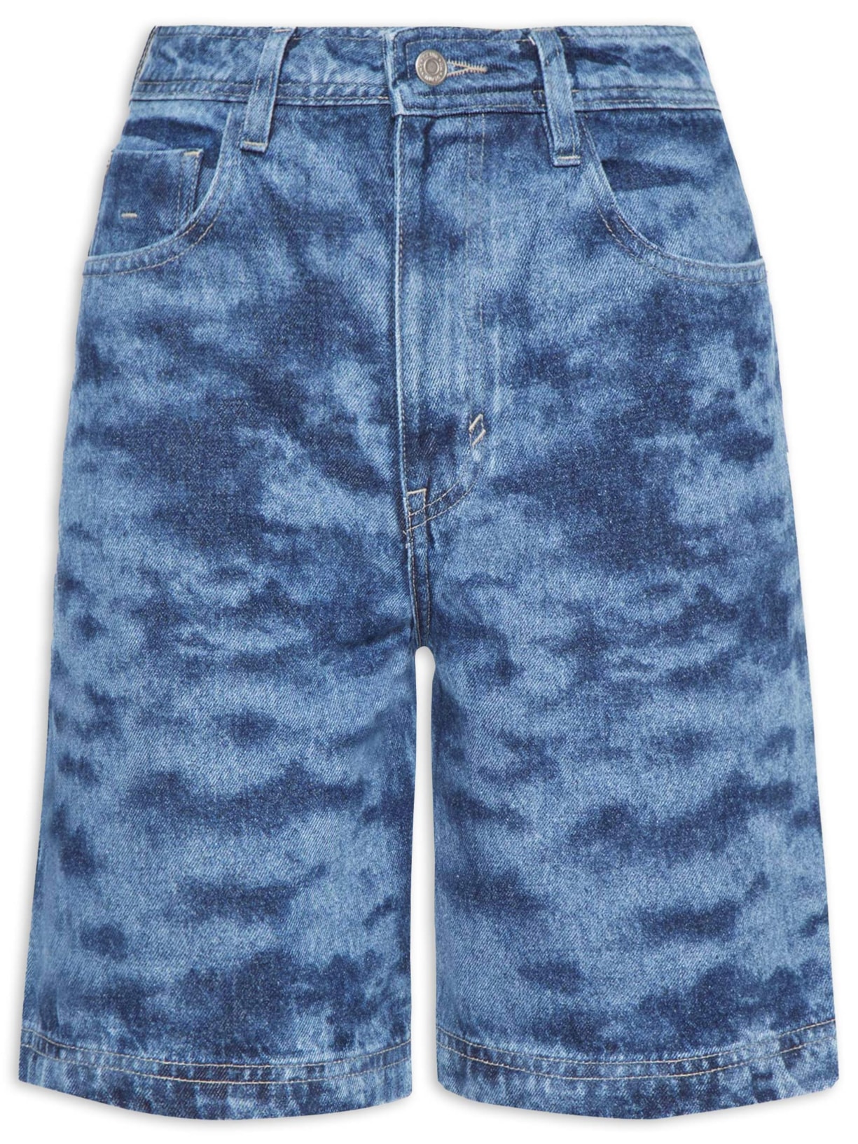 Bermuda Feminina Jeans Susi - Azul