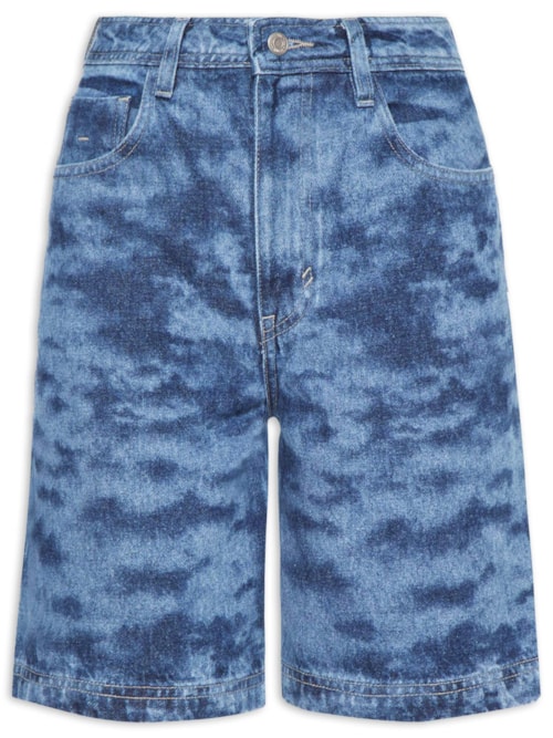 Bermuda Feminina Jeans Susi - Azul