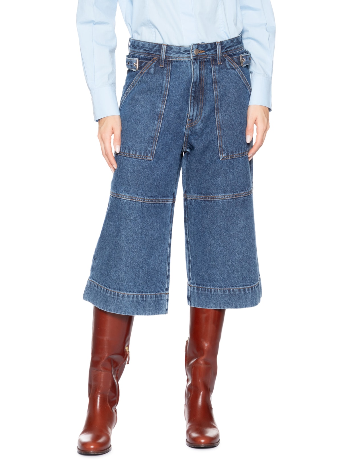 Bermuda Feminina Jeans Vera Nfk Azul Nk