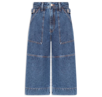 Bermuda Feminina Jeans Vera Nfk - Azul