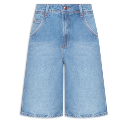 Bermuda Feminina Jorts Jeans - Azul