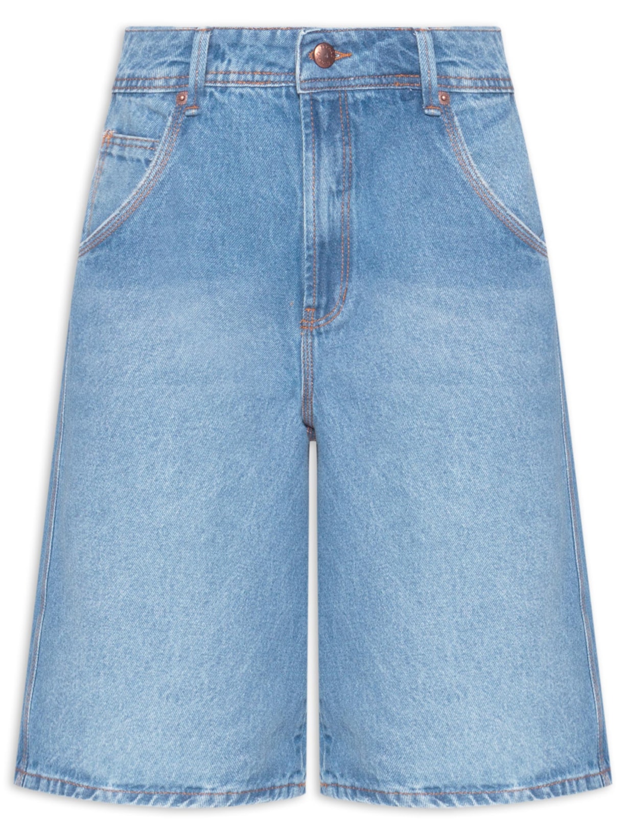 Bermuda Feminina Jorts Jeans - Azul