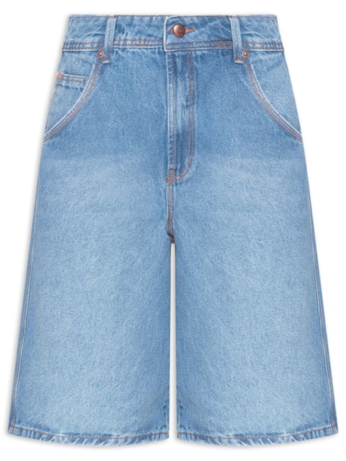 Bermuda Feminina Jorts Jeans - Azul