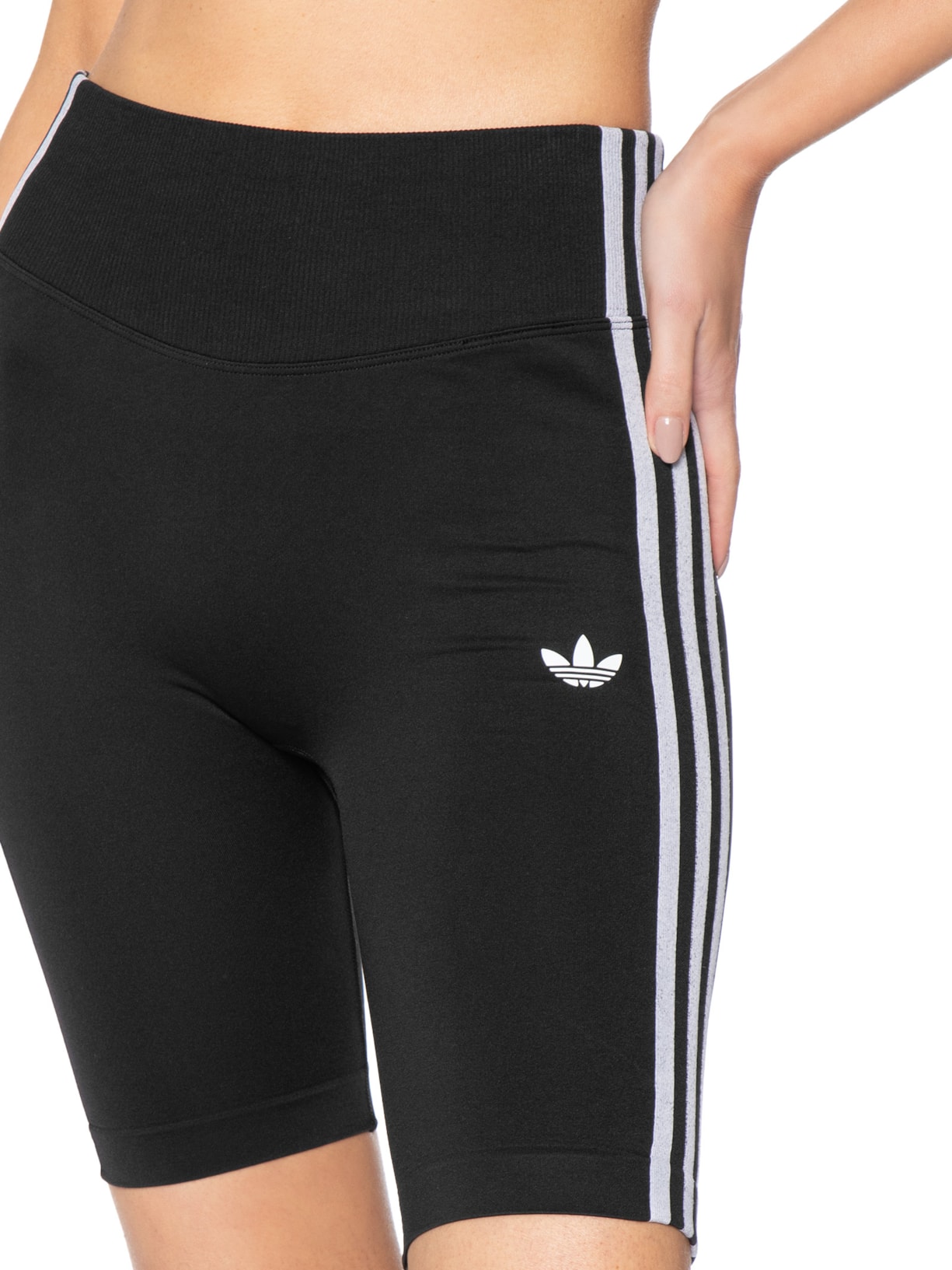 Bermuda Feminina Legging Trefoil Essentials Preto Adidas Originals