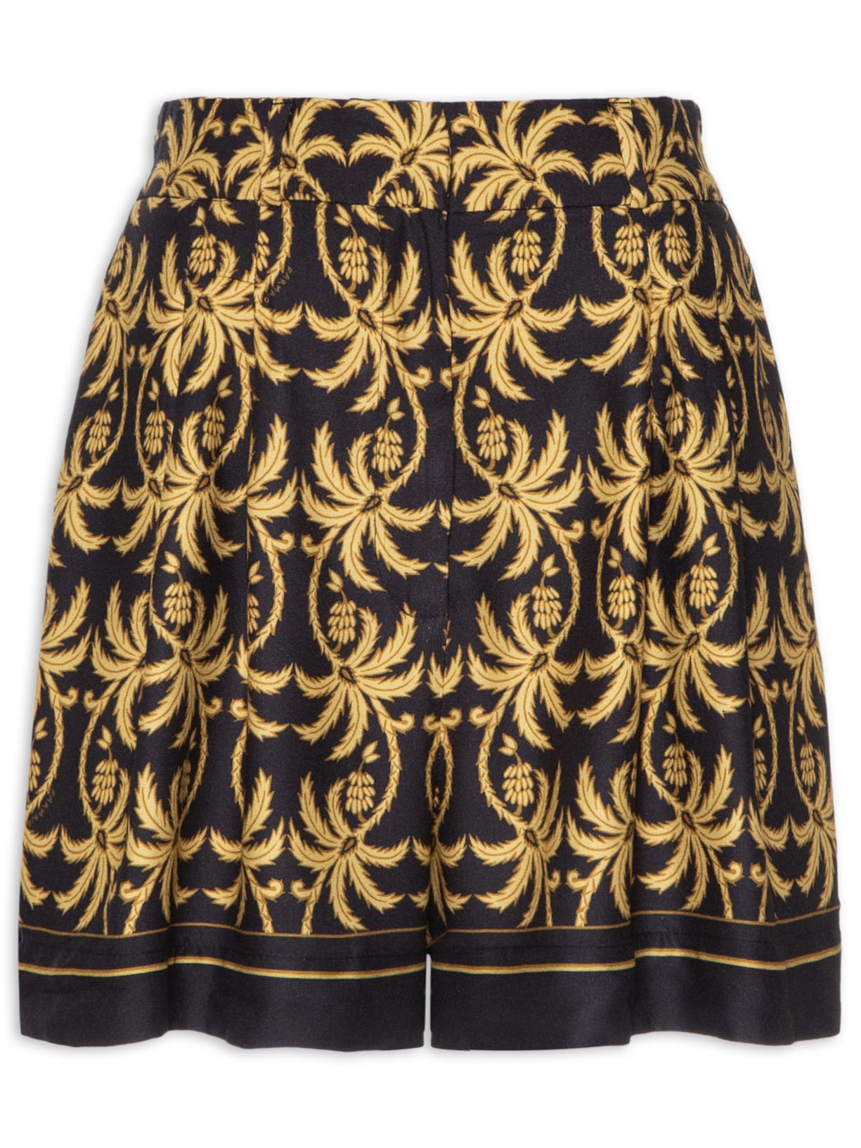 Bermuda Feminina Lenço Trancoso - Preto