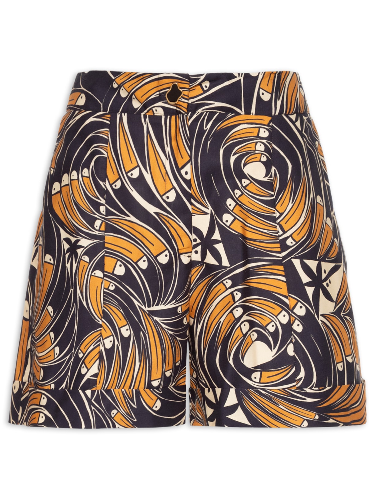 Bermuda Feminina Leque de Tucano - Preto