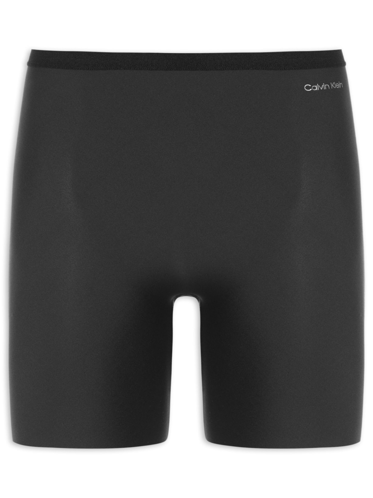 Bermuda Feminina  Leve Compressão Invisible Preto Calvin Klein Underwear
