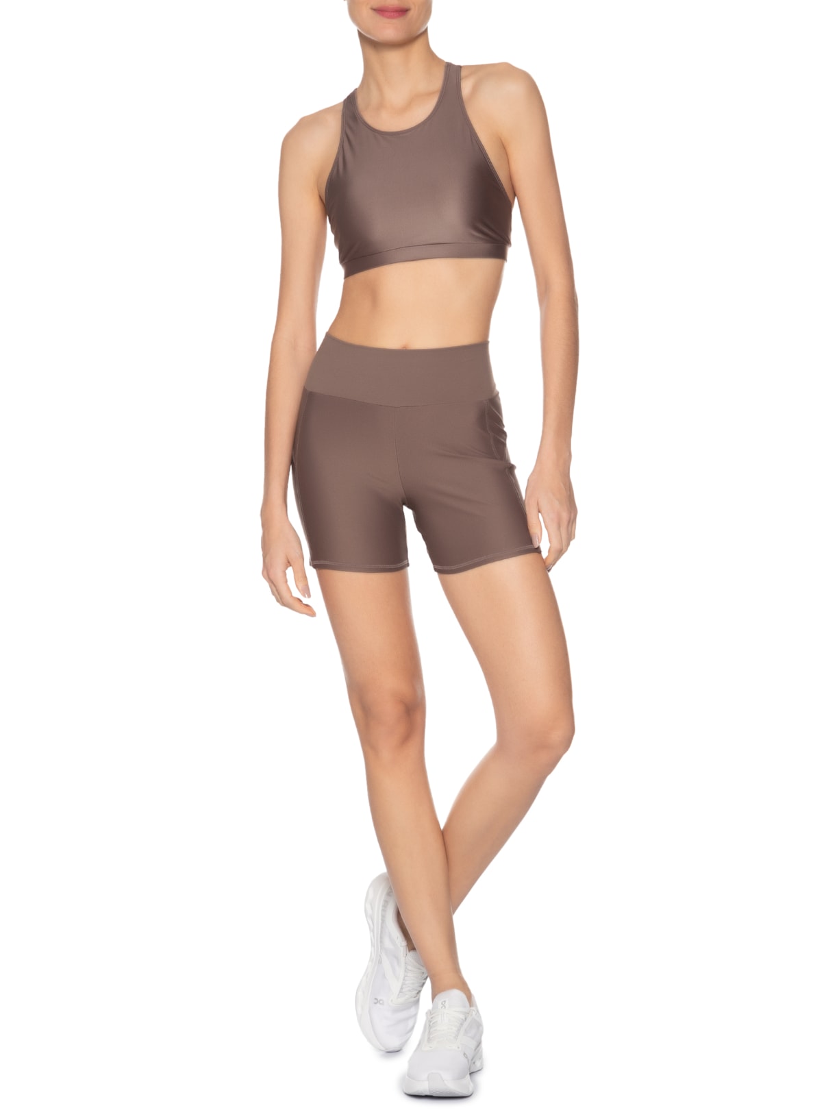 Bermuda Feminina Light Marrom Body For Sure