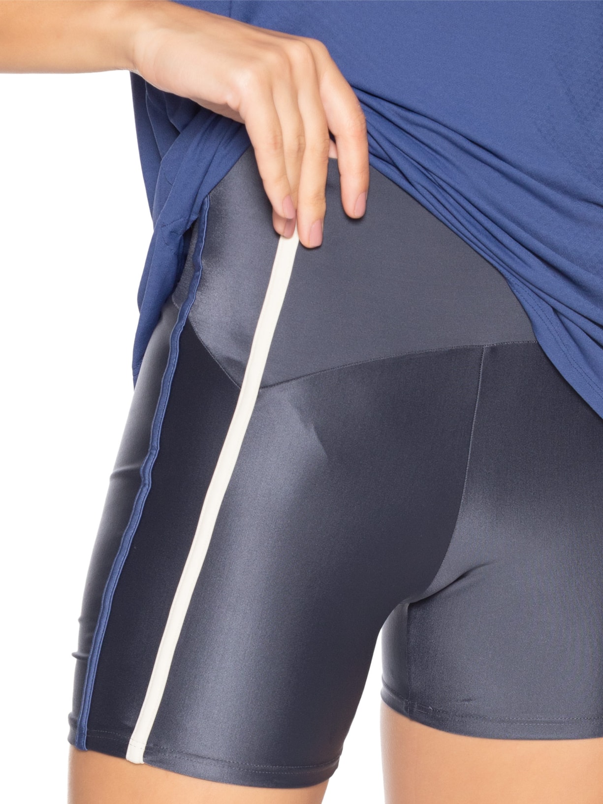 Bermuda Feminina Lisa Cinza Body For Sure