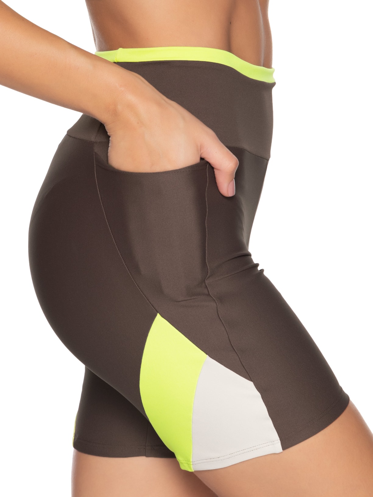 Bermuda Feminina Lisa Marrom Body For Sure