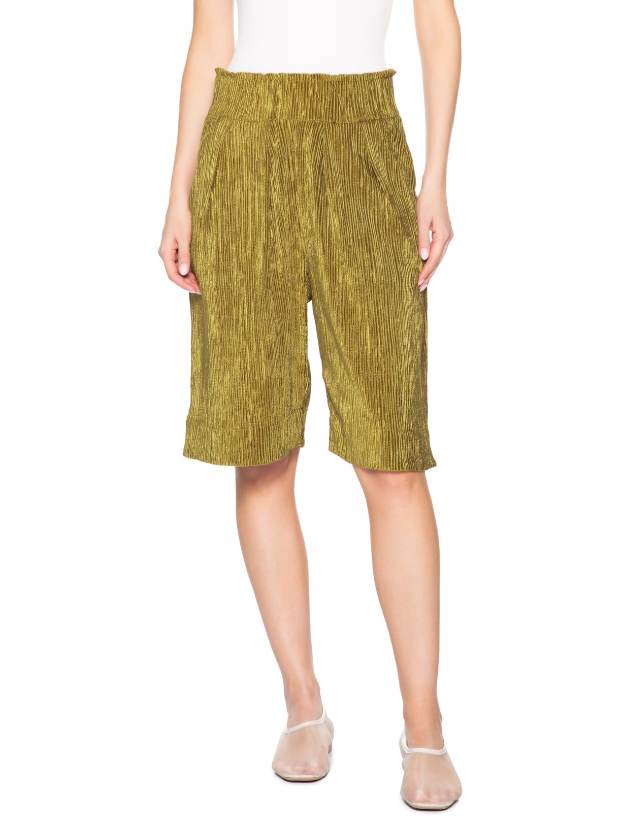 Bermuda Feminina Lume Dourado A.niemeyer