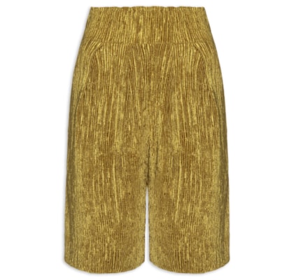 Bermuda Feminina Lume - Dourado