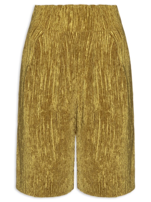 Bermuda Feminina Lume - Dourado