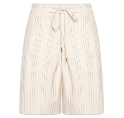 Bermuda Feminina Manuela - Bege 