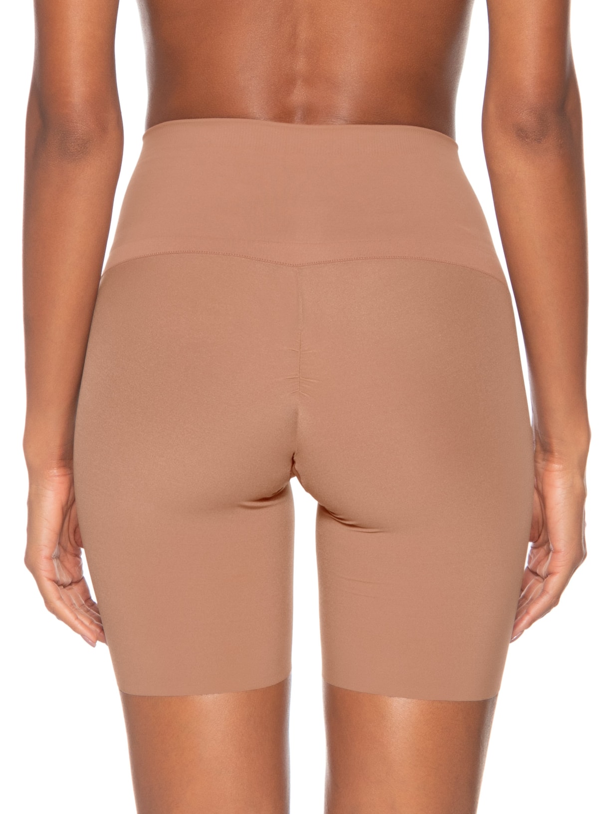 Bermuda Feminina Modeladora Fit Shape Marrom Hope