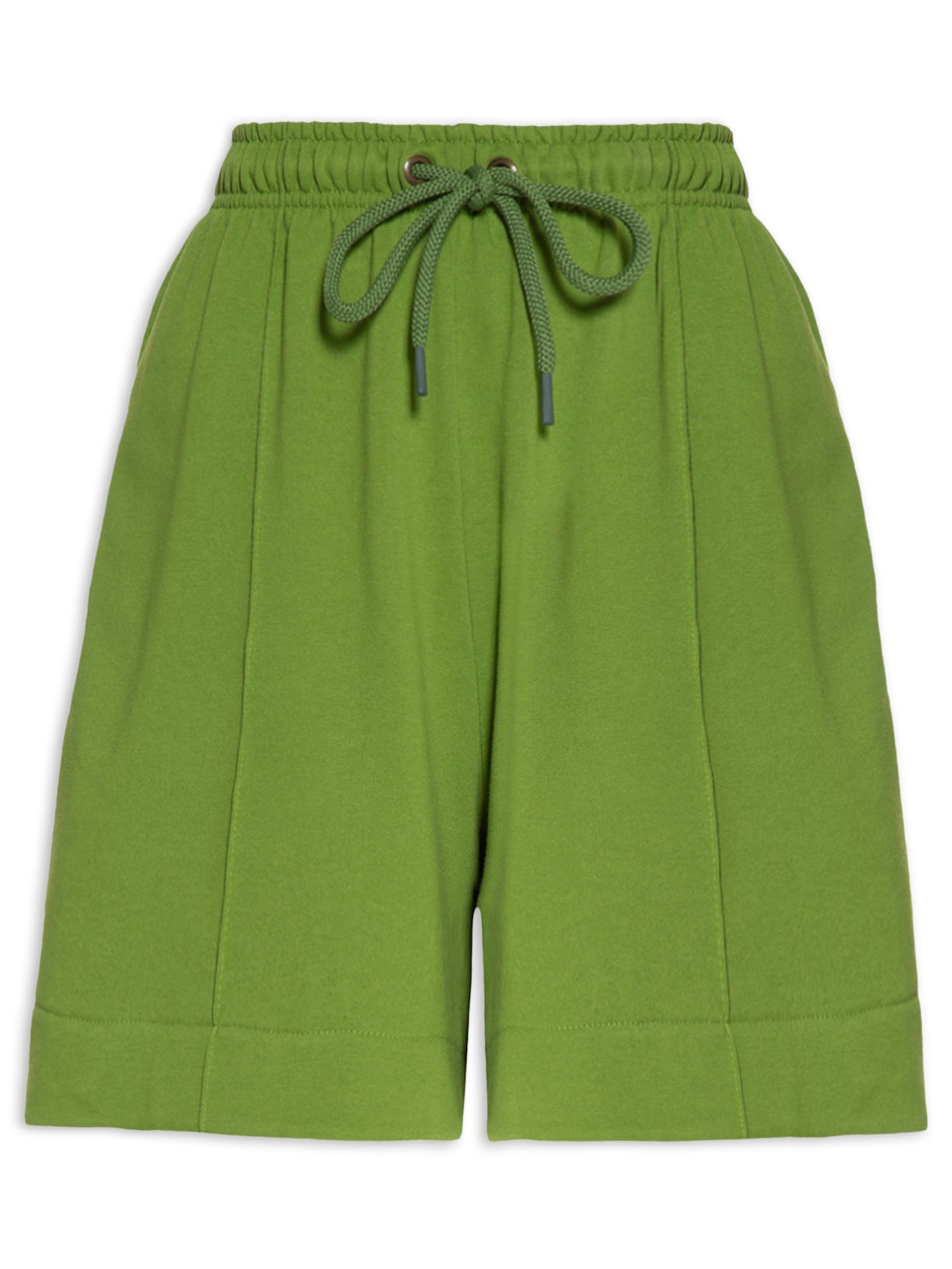 Bermuda Feminina Moletom - Verde