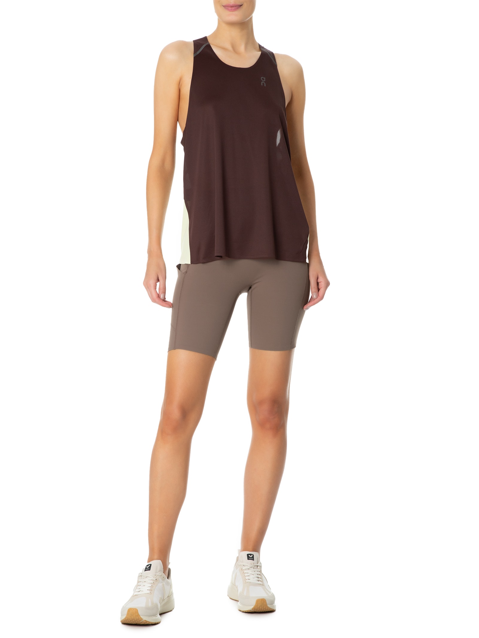 Bermuda Feminina Movement Tights Short W Grape - On Running - Marrom
