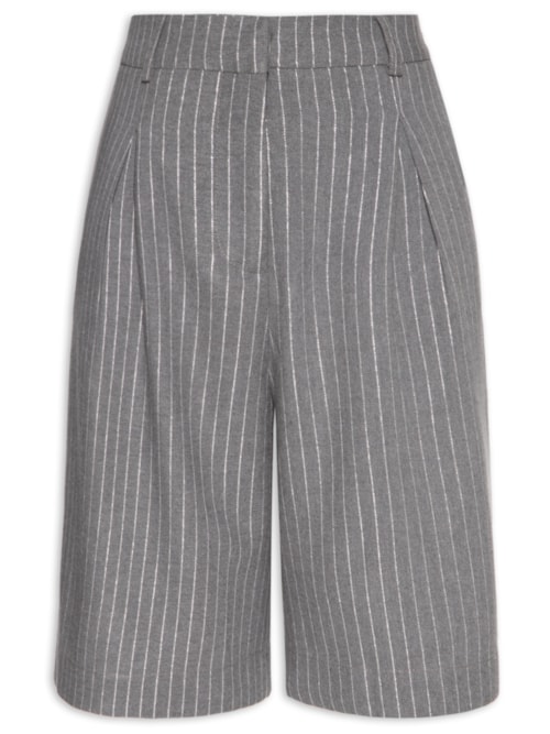Bermuda Feminina Pop - Cinza