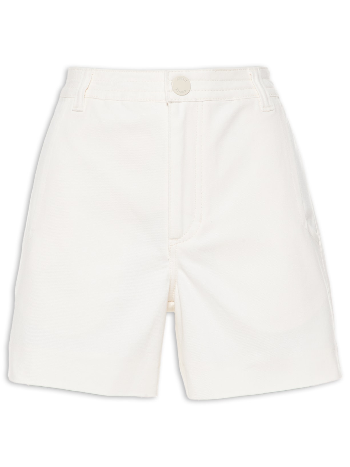 Bermuda Feminina Sarja - Off White