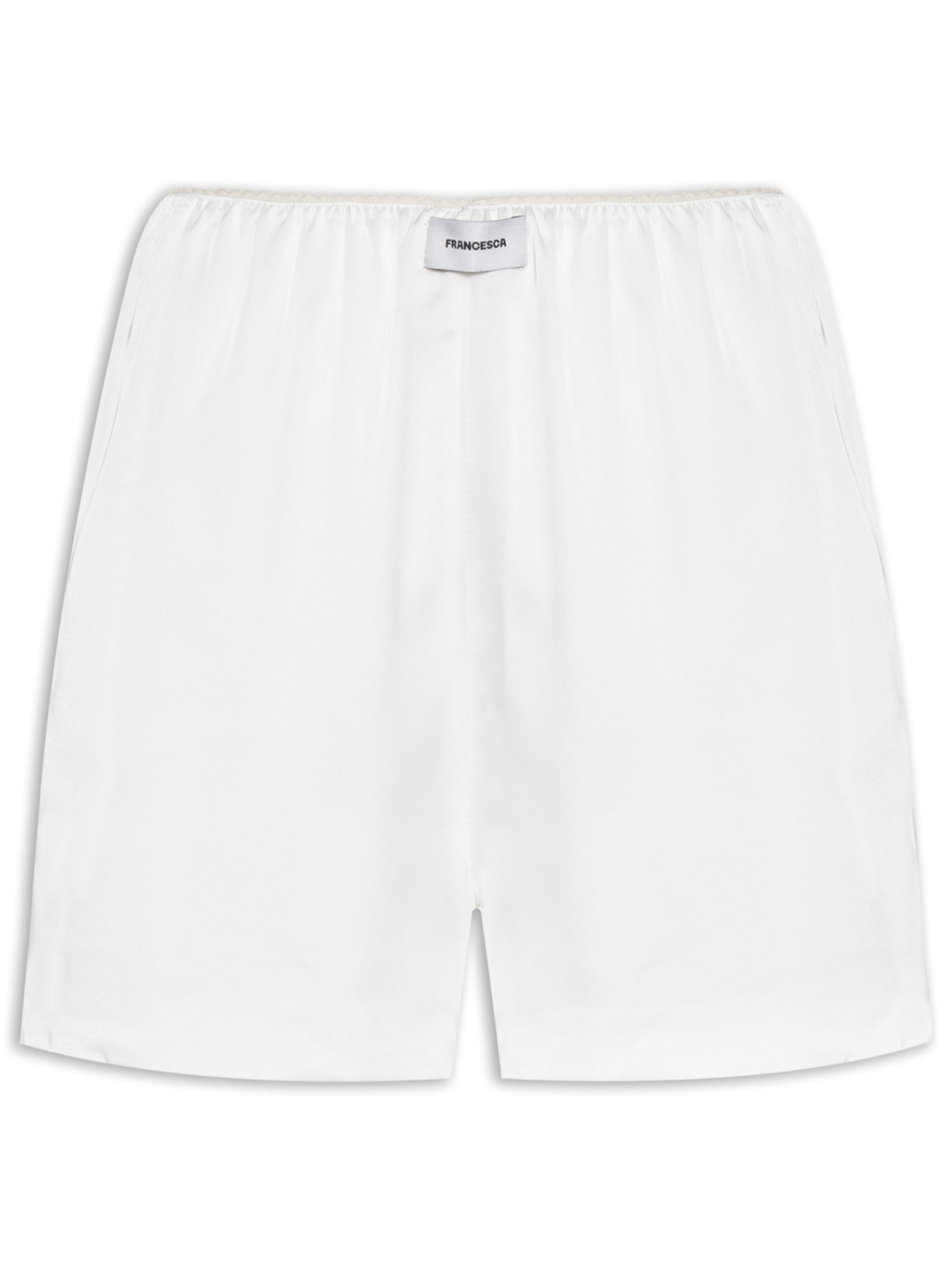 Bermuda Feminina Satin - Off White