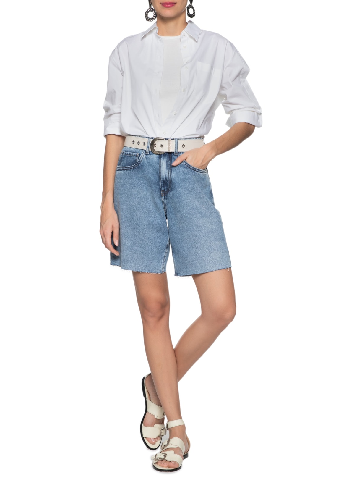 Bermuda Feminina Serena - Azul