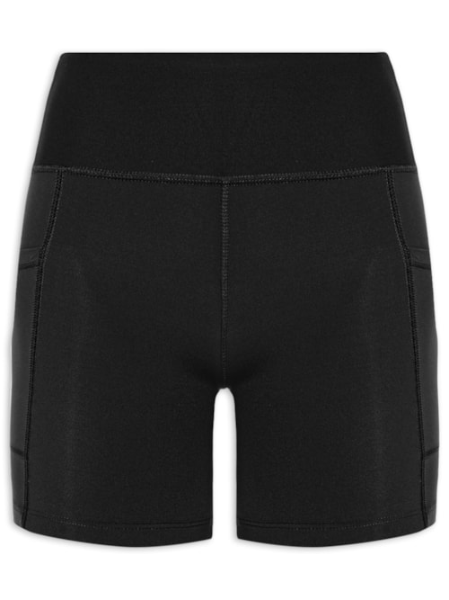 Bermuda Feminina Sleek 6" - Preto
