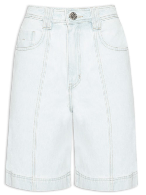 Bermuda Feminina Sun Denim Lena - Azul