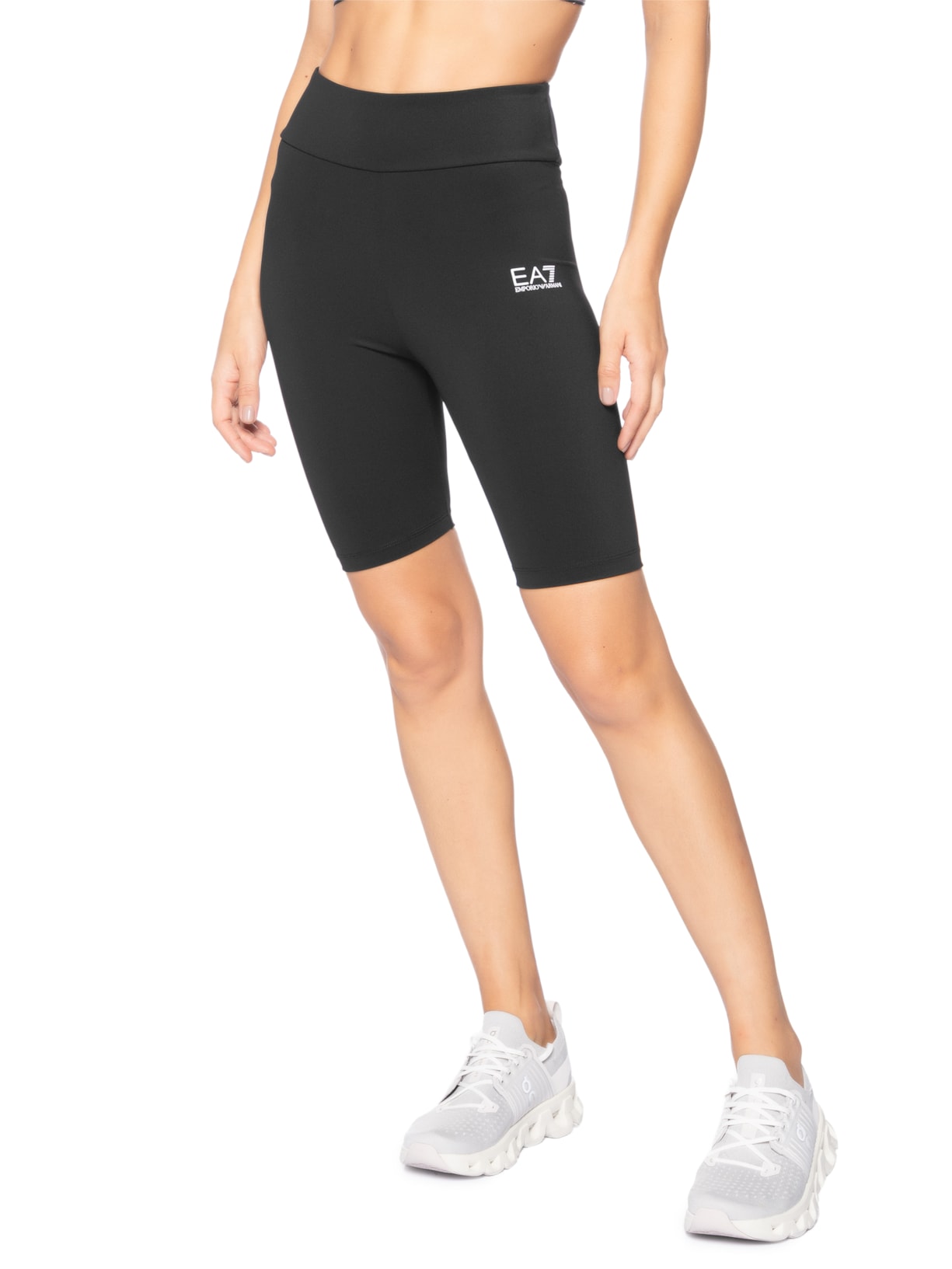 Bermuda Feminina Train Vigor7 W Cycling Preto Ea7 Emporio Armani