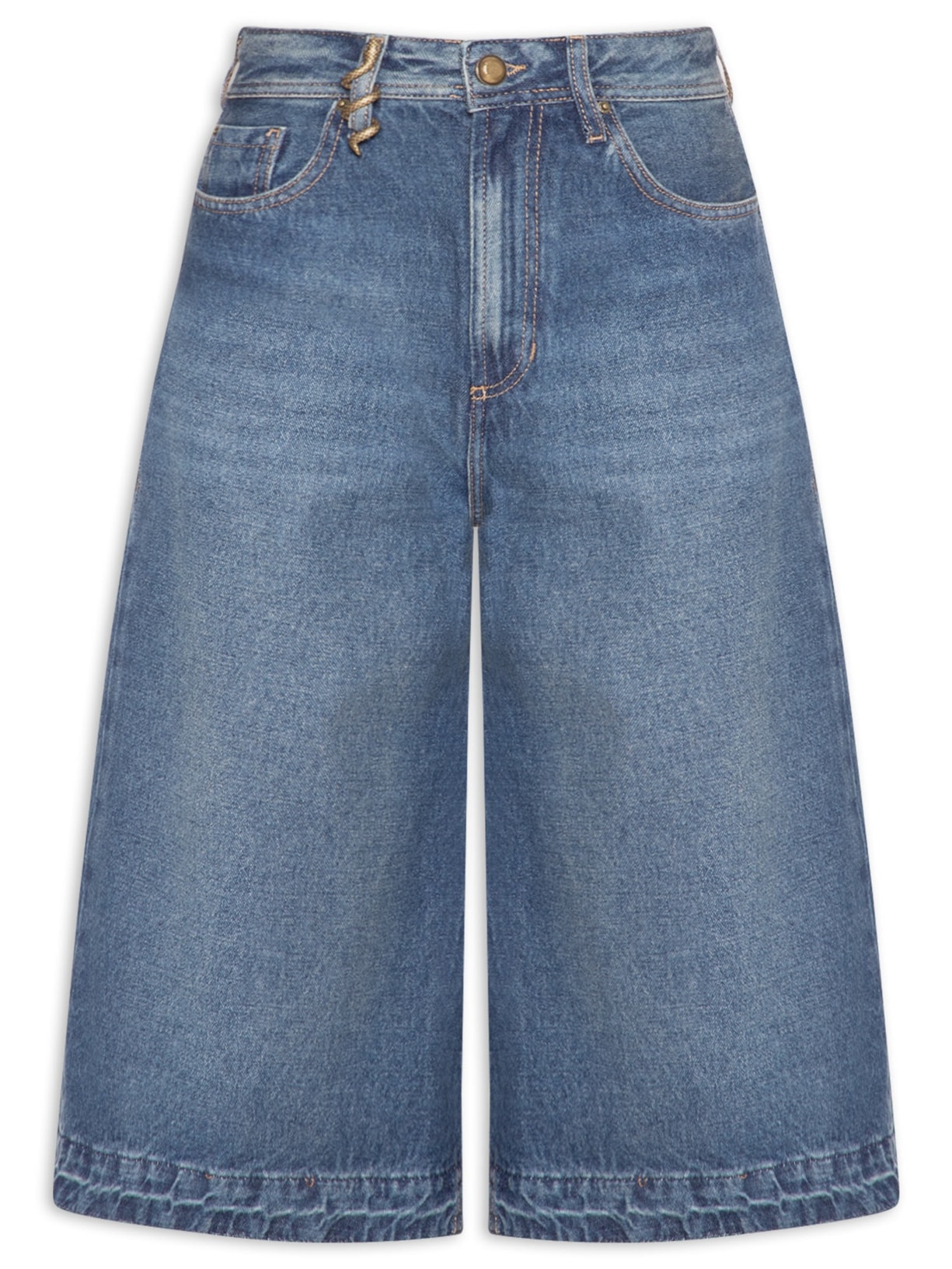 Bermuda Feminina Verônica Classic Azul Bo.bô