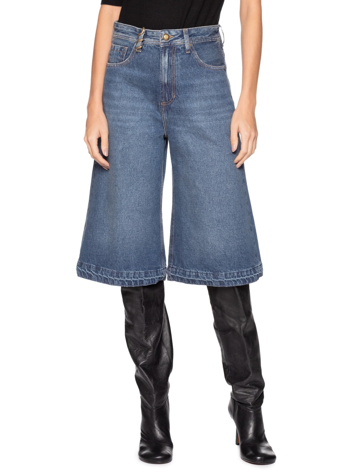 Bermuda Feminina Verônica Classic Azul Bo.bô