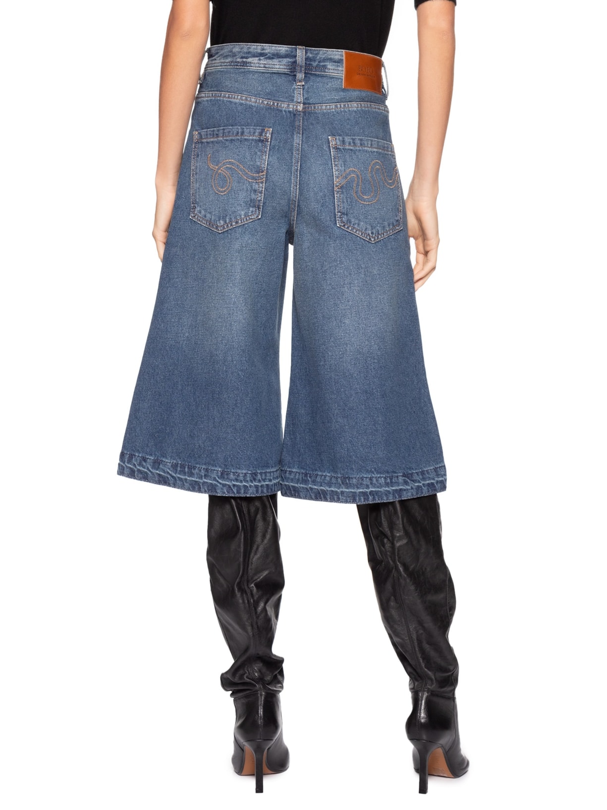 Bermuda Feminina Verônica Classic Azul Bo.bô