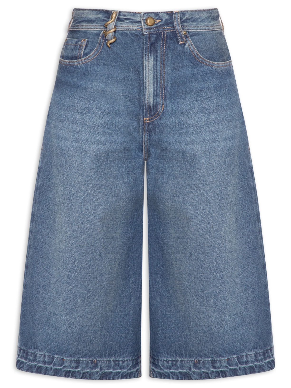 Bermuda Feminina Verônica Classic Azul Bo.bô