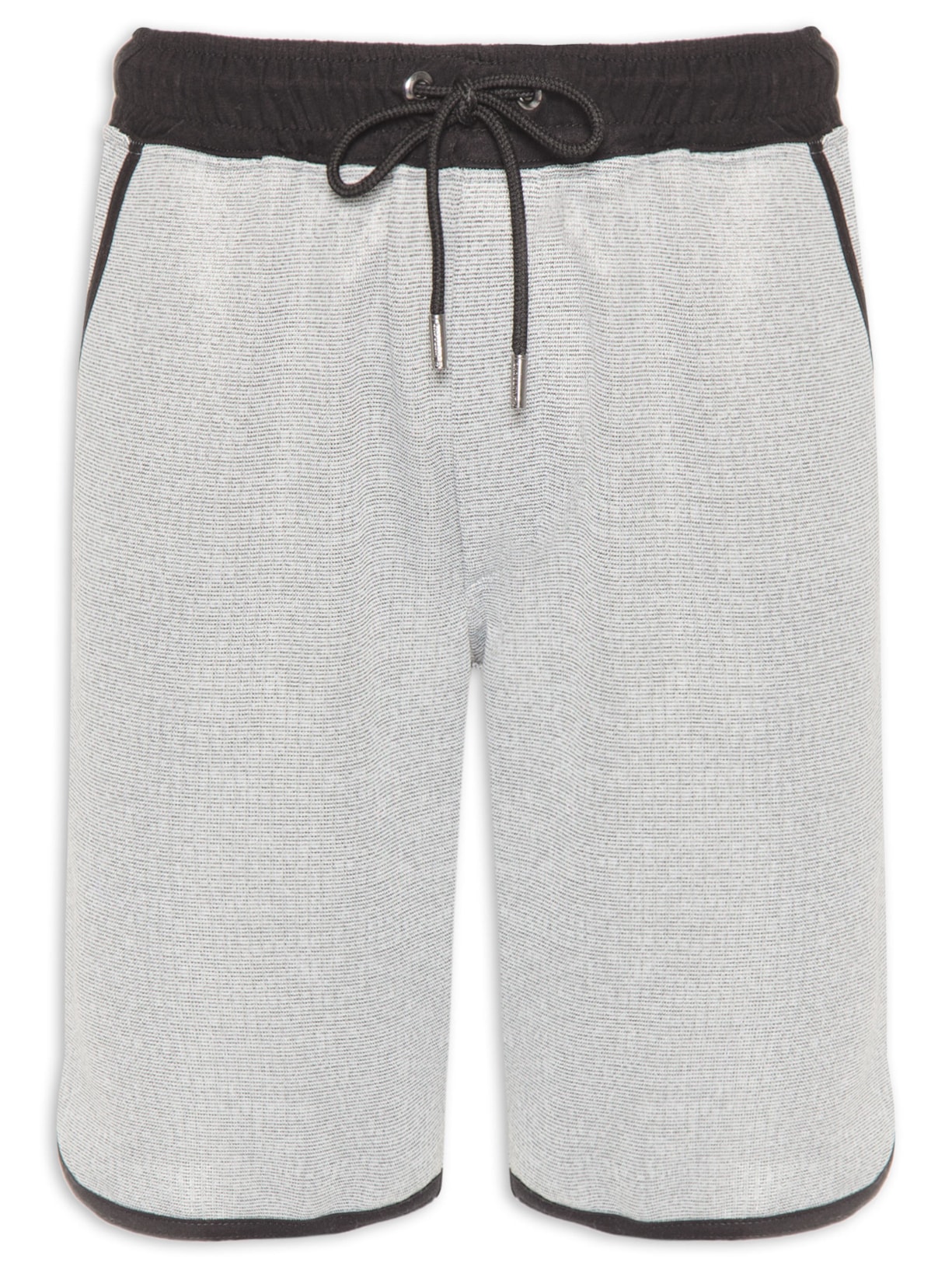 Bermuda Fleece Black Day & Night - Cinza