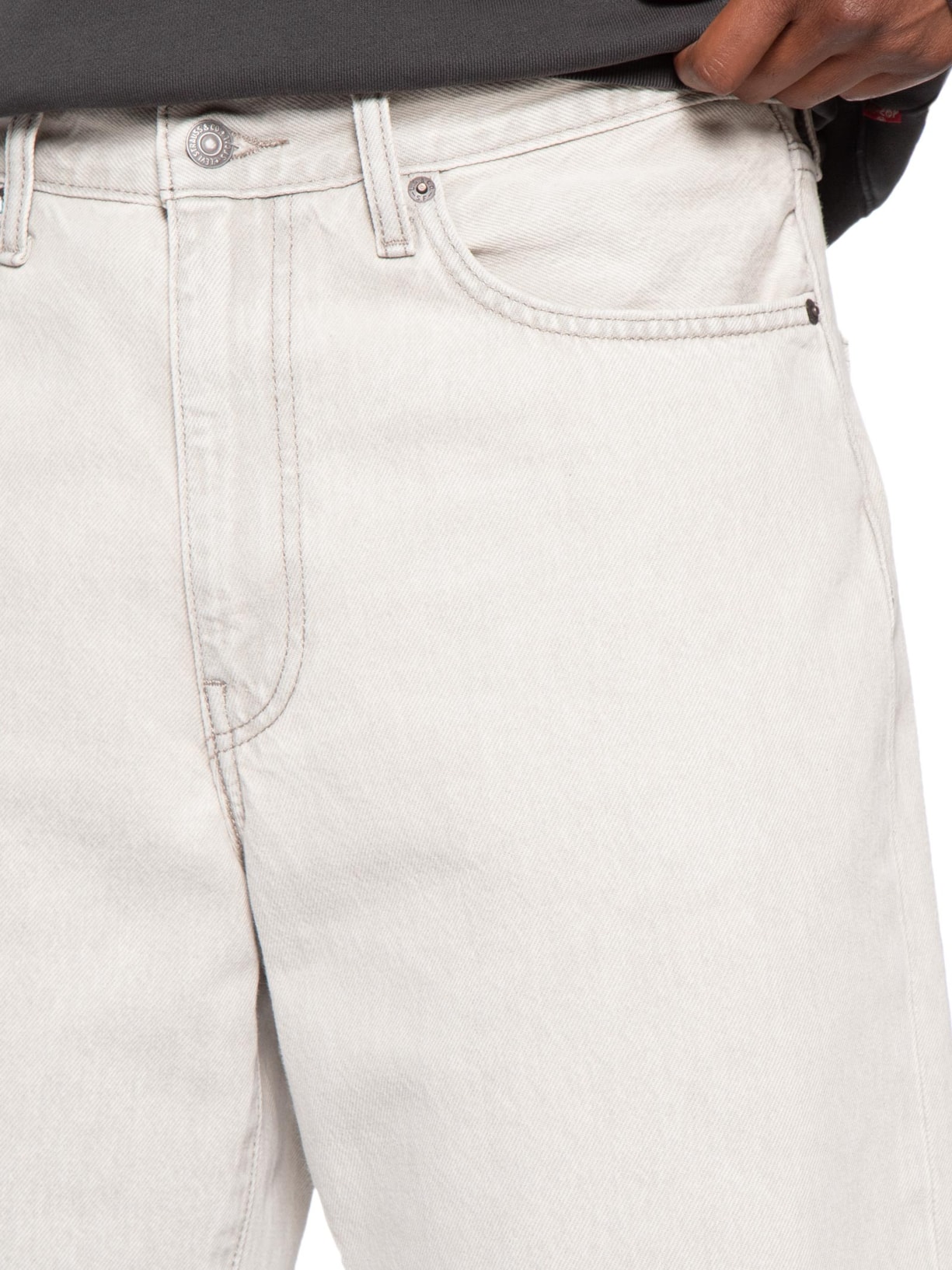 Bermuda Jeans Masculina 478™ Baggy Branco Levi's