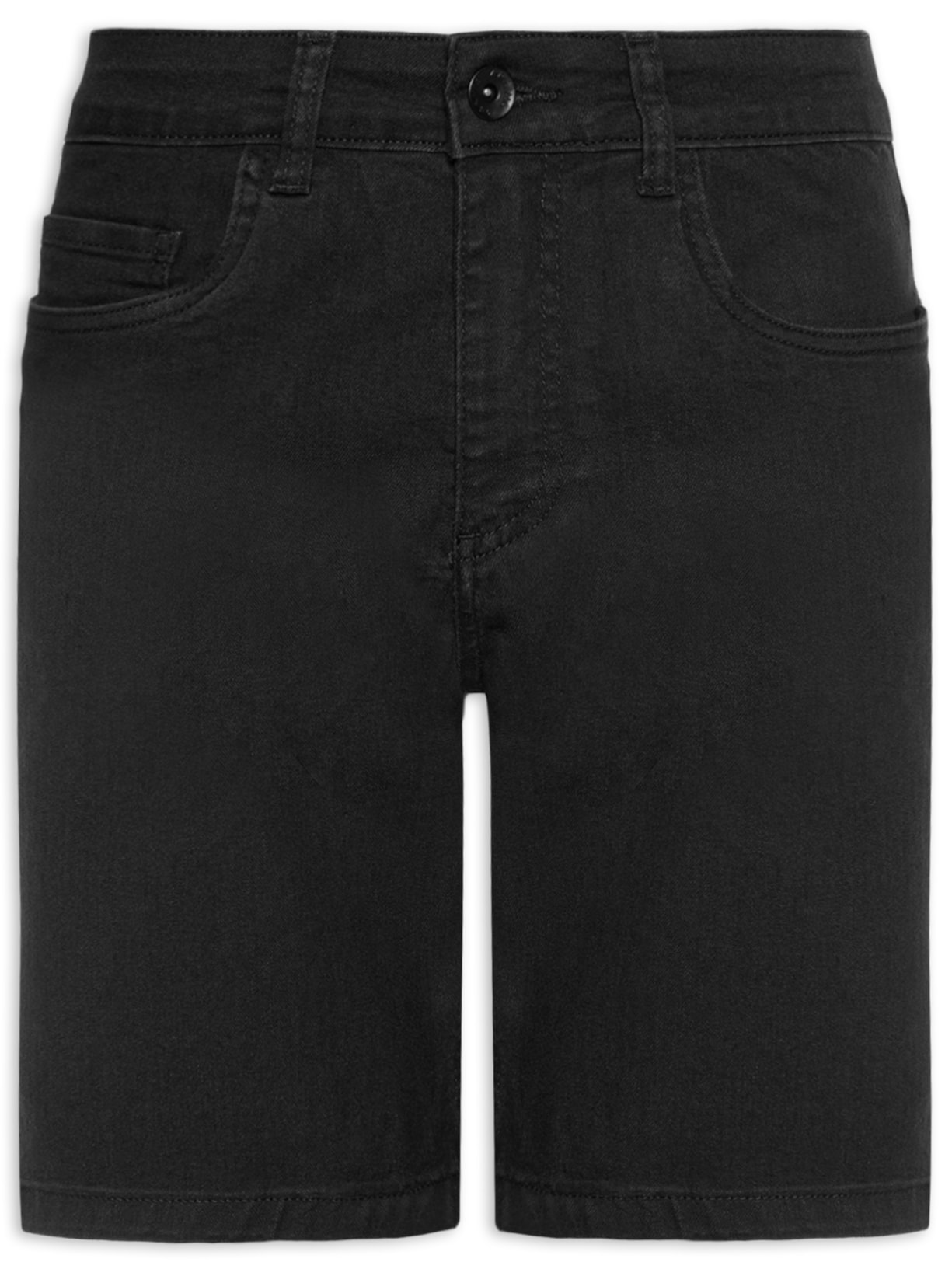 Bermuda Jeans Masculina Am - Preto