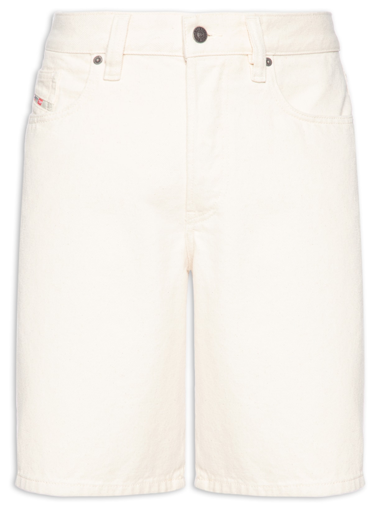 Bermuda Jeans Masculina - Branco