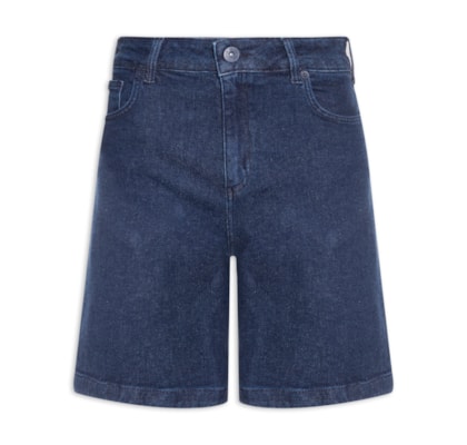 Bermuda Jeans Raquel Feminina - Azul