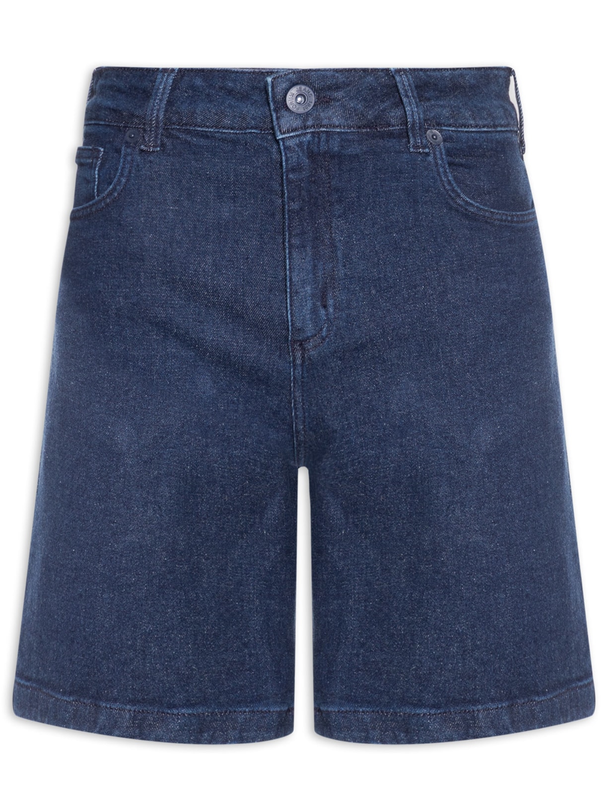 Bermuda Jeans Raquel Feminina – Azul