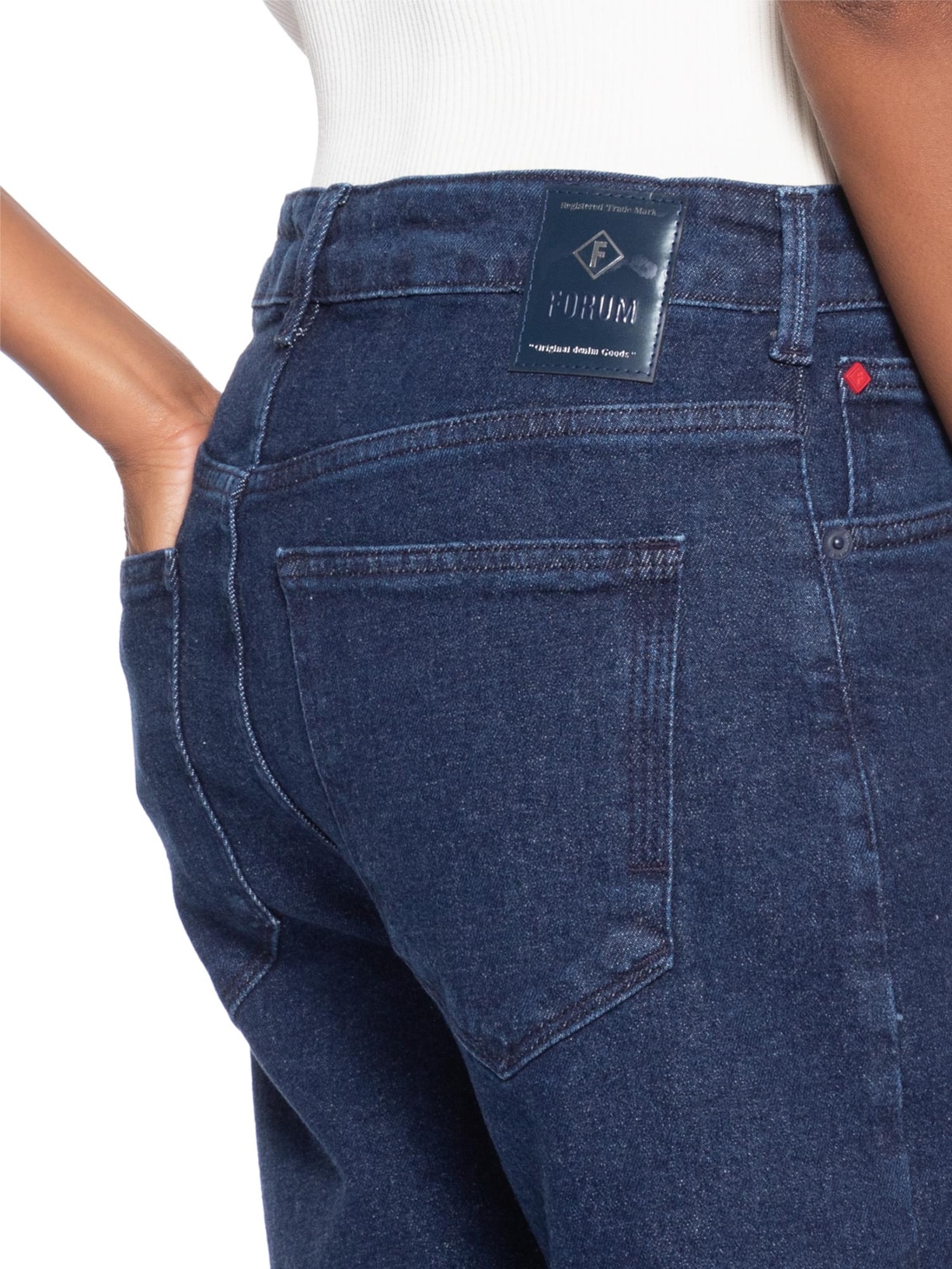 Bermuda Jeans Raquel Feminina – Azul Forum