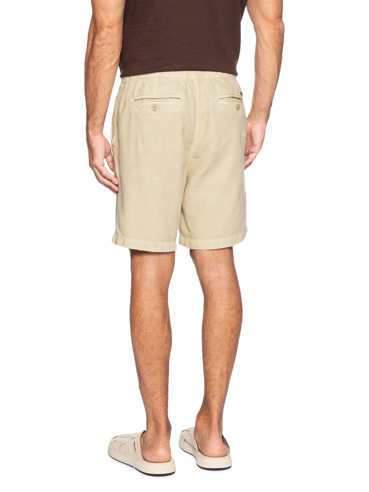 Bermuda Jogger Salar Masculina Bege Austral