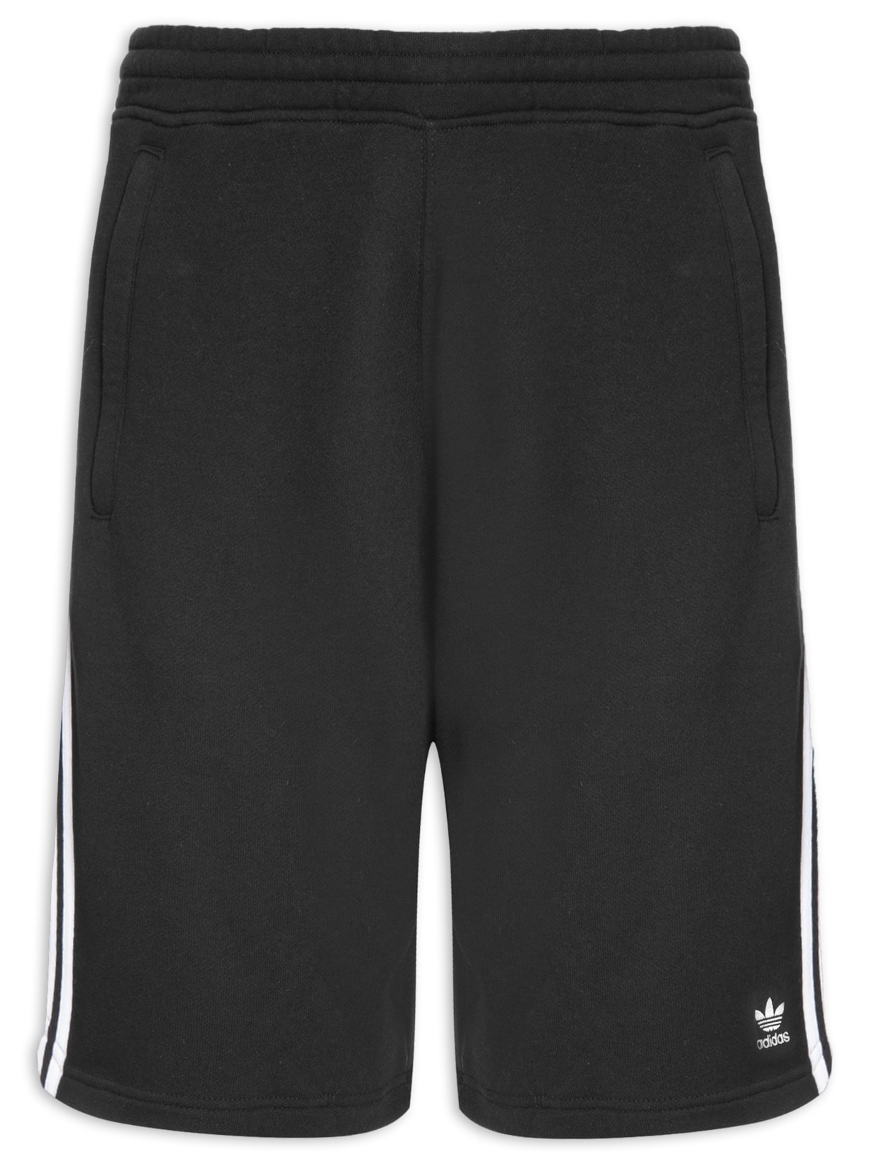 Bermuda Masculina 3 Stripes - Preto
